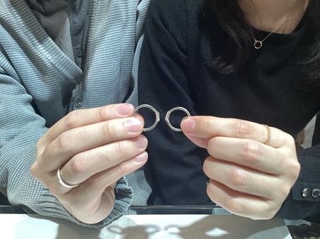 25030803木目金の婚約指輪結婚指輪U_02.JPG