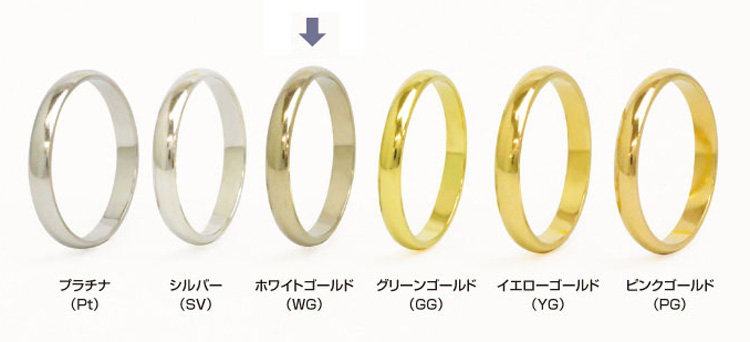 ホワイトゴールドで作る結婚指輪（マリッジリング） | 結婚指輪・婚約 ...