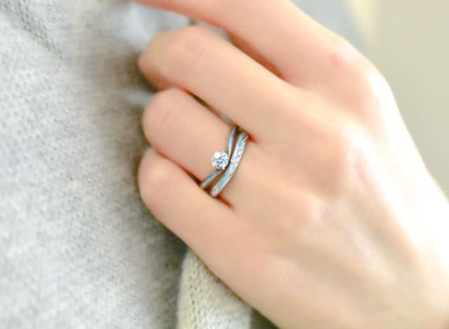 婚約指輪「舞桜」 | 結婚指輪・婚約指輪の杢目金屋